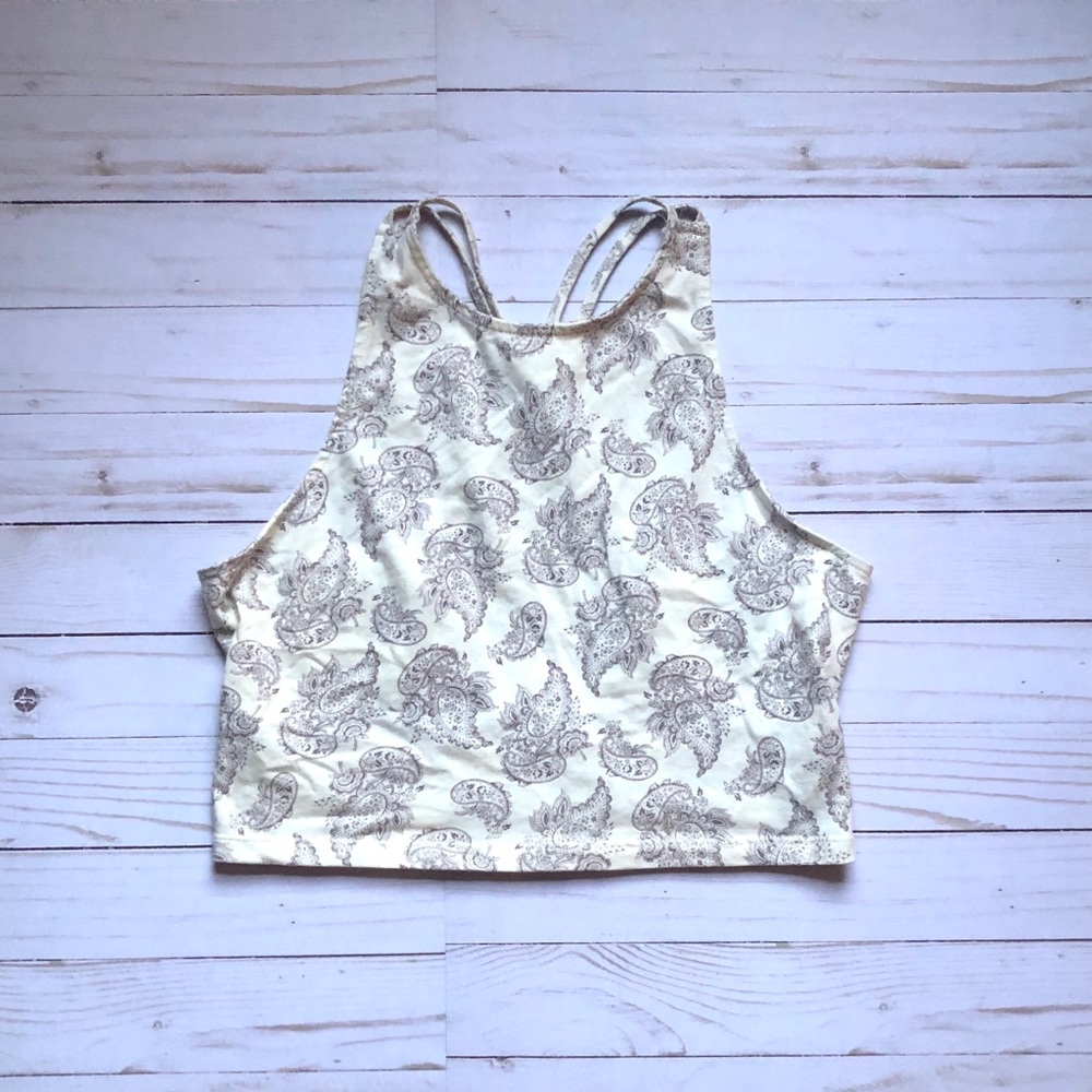 Paisley Crop Top